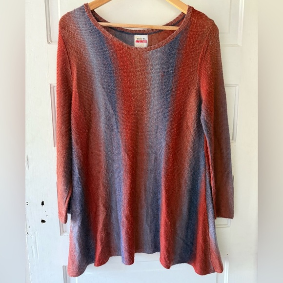 Ruby Rd. Multicolor Knit Top - Picture 1 of 4
